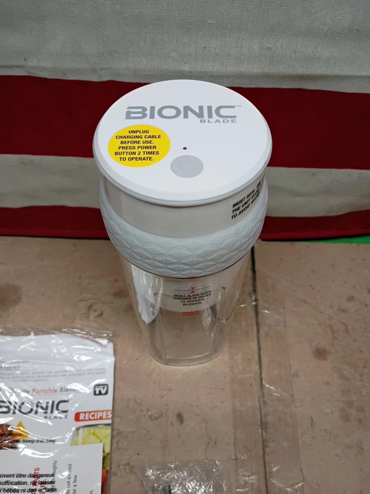 Bionic 8511LQP-30, 26-oz White 150-Watt Pulse Control Blender, OPEN BOX,