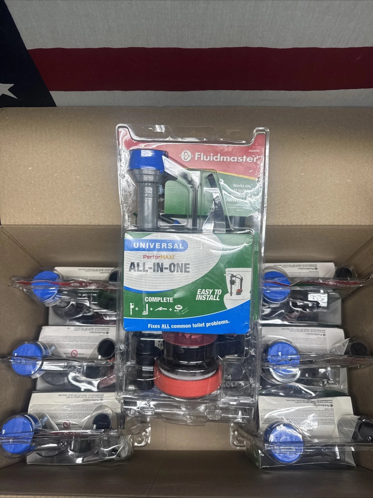 LOT OF 9 Fluidmaster Universal Complete Toilet Rebuild Repair Kit 10" H 400ARHRK