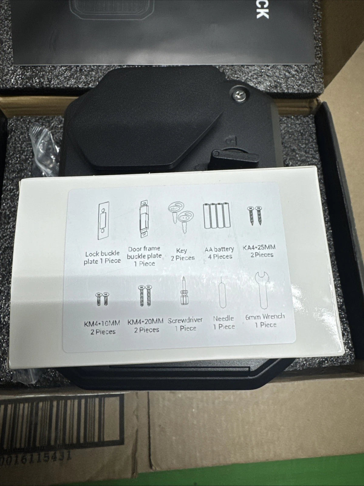 KYX RV Door Lock Keypad Keyless Entry with Remote Control Black JD-RV1 NEW