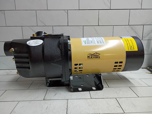 K2 PUMPS WPS05001K 1/2 HP Cast Iron Shallow Well Jet Pump NEW OPEN BOX