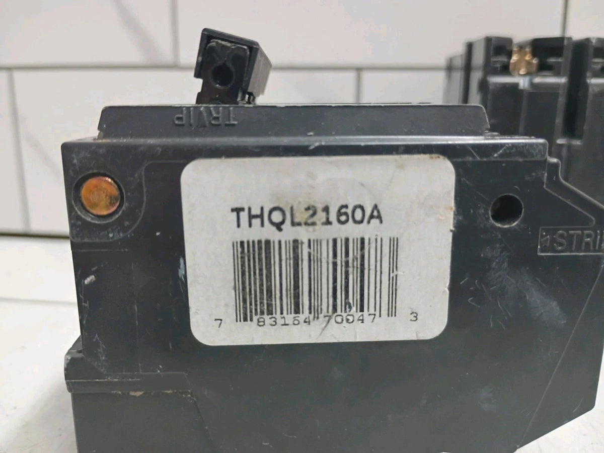 (2 Pack) ABB THQL216060A Double-Pole Circuit Breaker Open Box