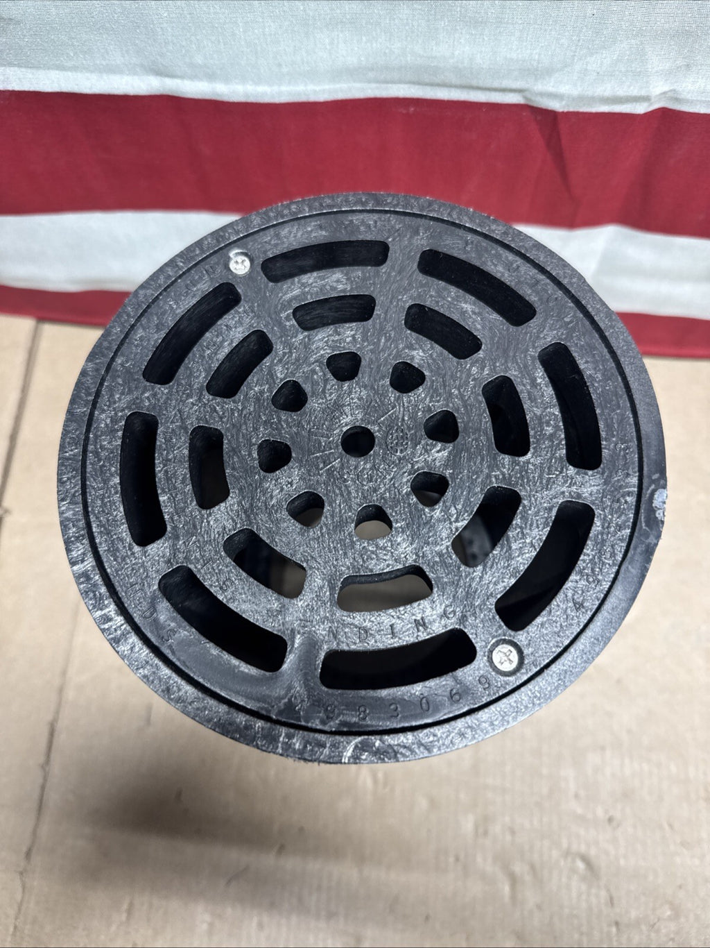 NDS 6 in x 4 in x 9 in Plastic Flo Well Surface Drain Catch Basin Inlet FWSD69