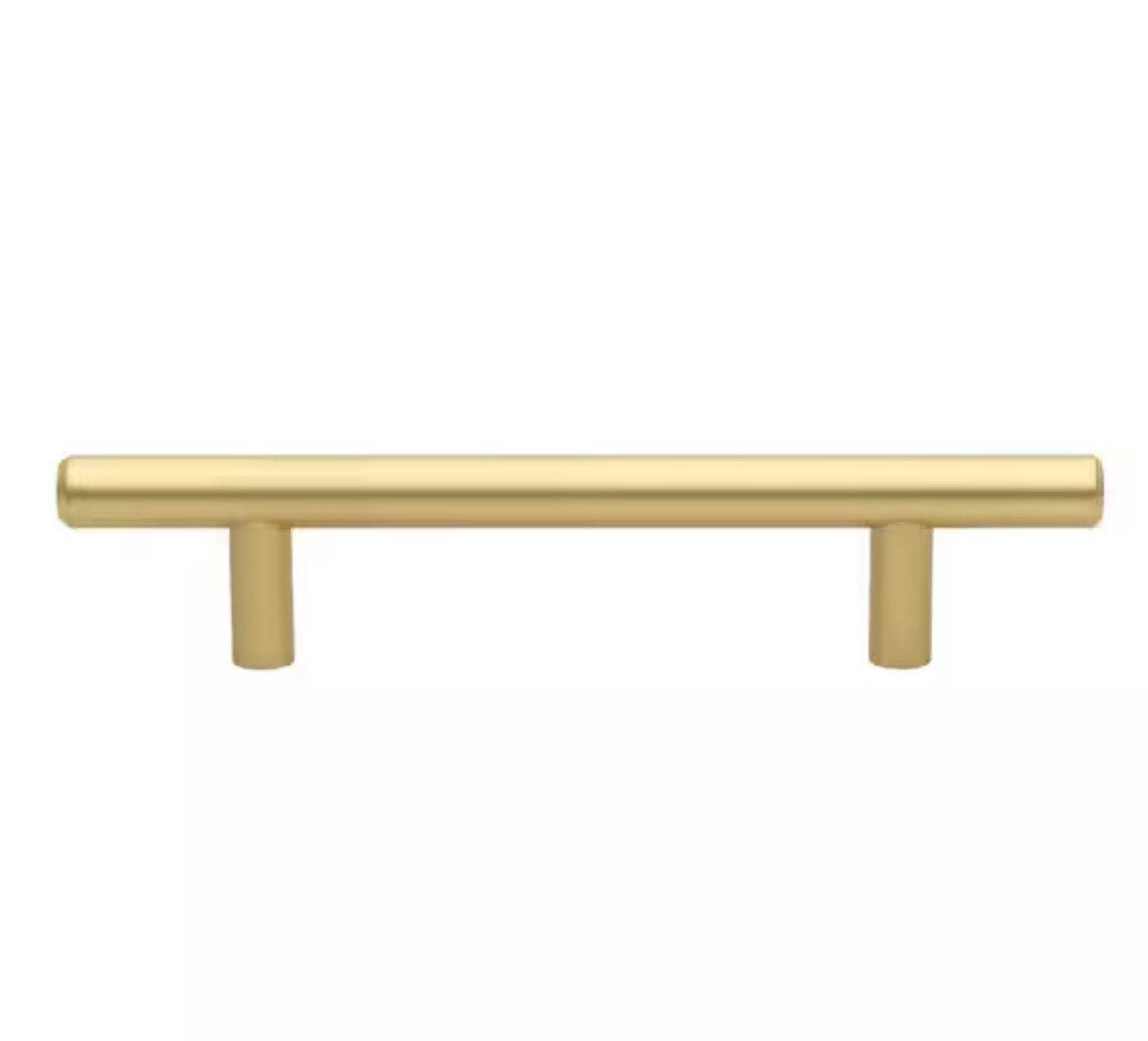 10PK GlideRite Hardware Modern Cabinet Pull Satin Gold 5" Center 5002-128-SG