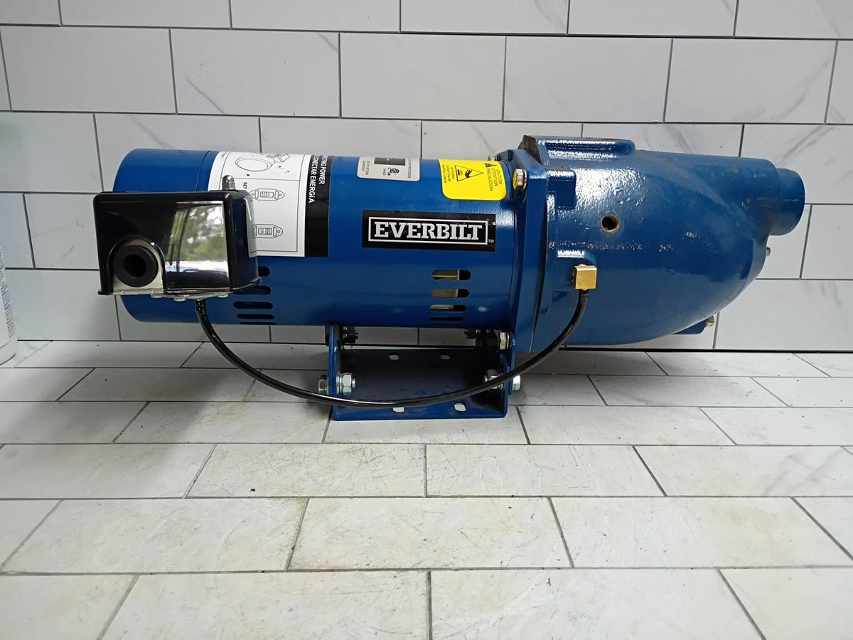 Everbilt 3/4 HP Cast Iron Shallow Well Jet Pump HDSWJ7 as is, For Parts