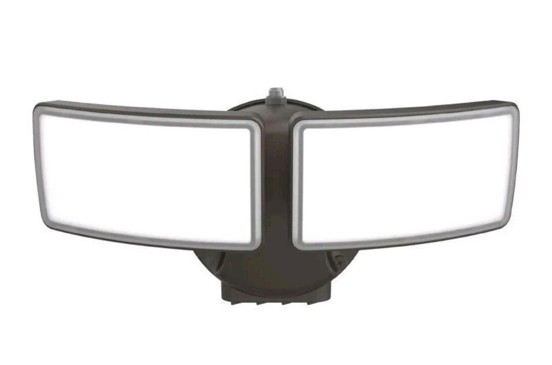 Feit 48-Watt 5000 Lumens Motion-Sensing Hardwired LED Bronze Security Flood L-C3