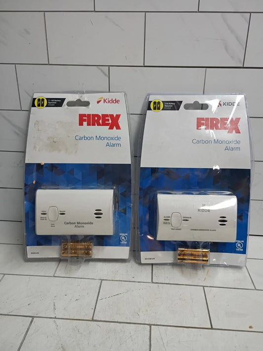2pk/Kidde Firex Carbon Monoxide Detector, Battery Operated, CO Detector New