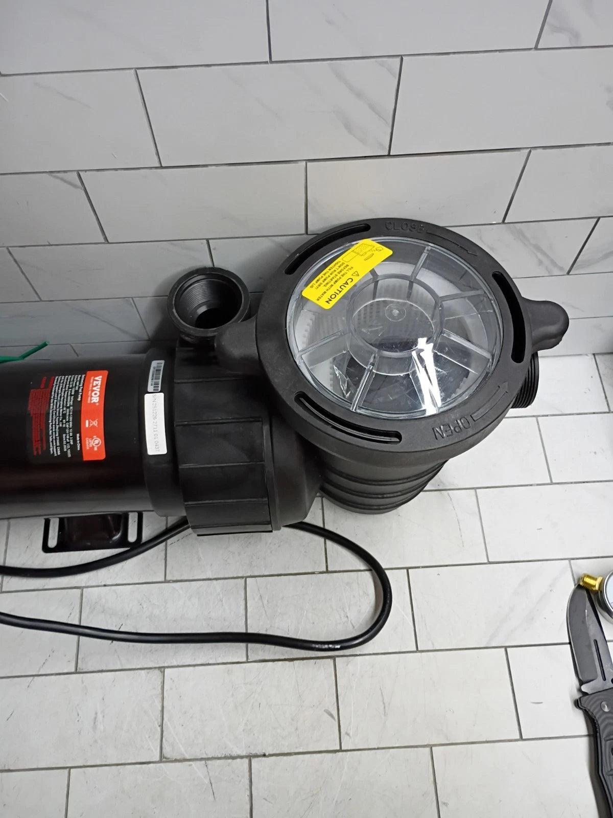 VEVOR Swimming Pool Pump 2.0HP 115V 1500W, Single Speed for Above Ground#HAP1500
