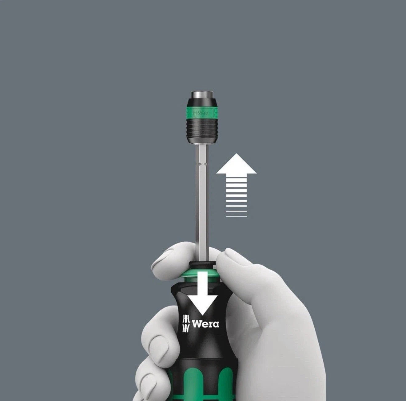 Wera 051482 Kraftform Kompakt 817 R Rapidaptor Bayonet Bit Holding Screwdriver