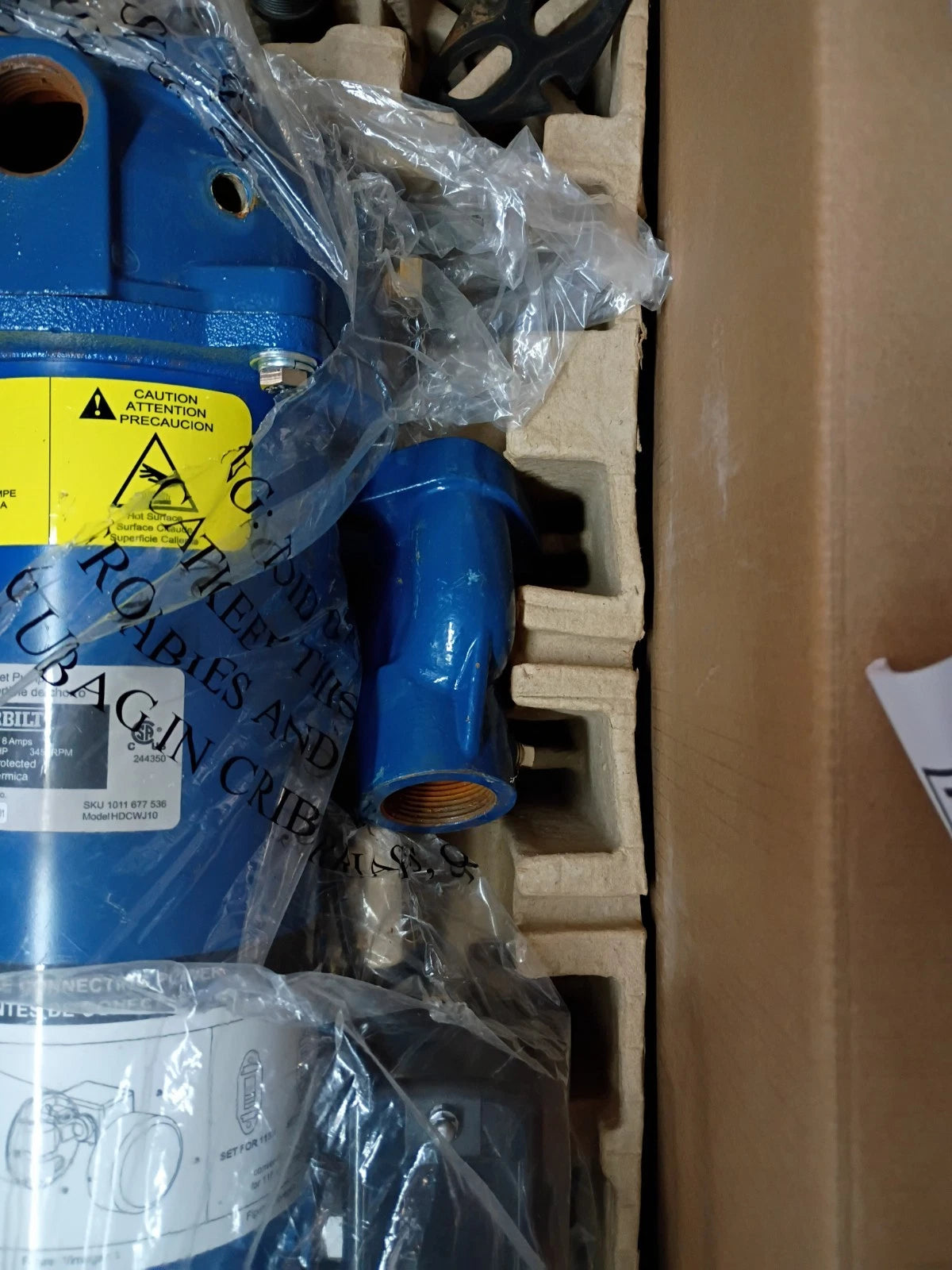 Everbilt 1 HP Professional Convertible Jet Pump. Read Description*PARTS ONLY*
