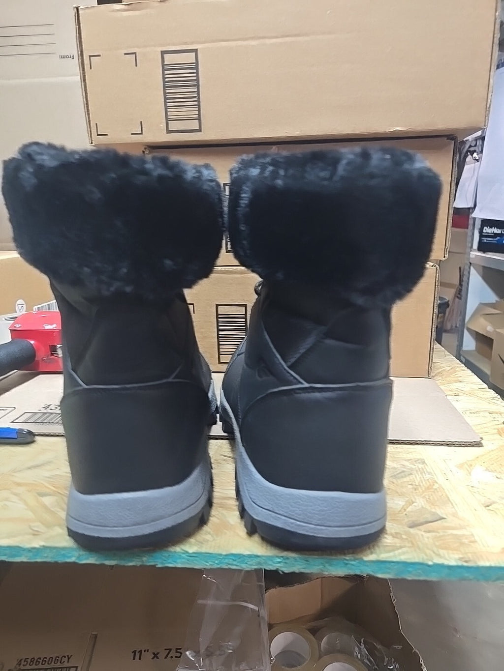 Fur Lined Mens Winter Boots US SIZE 11 EU SIZE 45