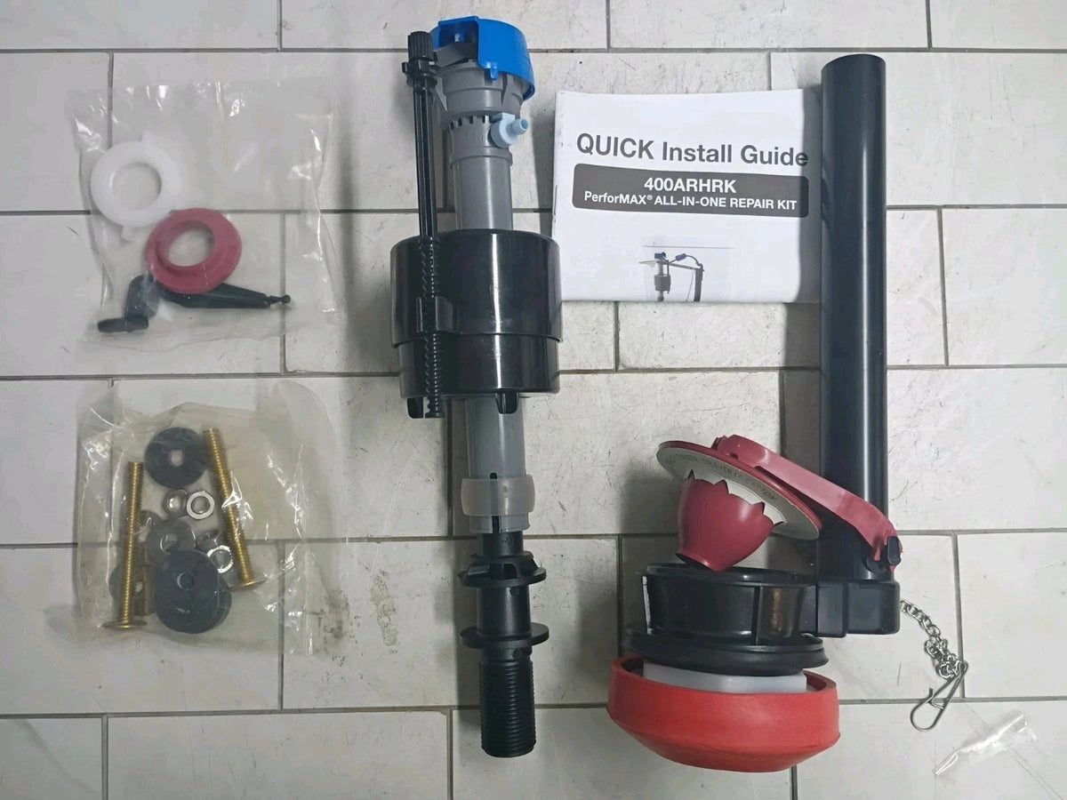 16pk Fluidmaster Universal Complete Toilet Repair Kit 10" H 400ARHRK Open Box