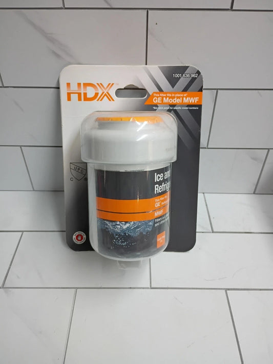 HDX HDX1PKDS0 Refrigerator Water Filter for GE Model MWF Appliances NEW