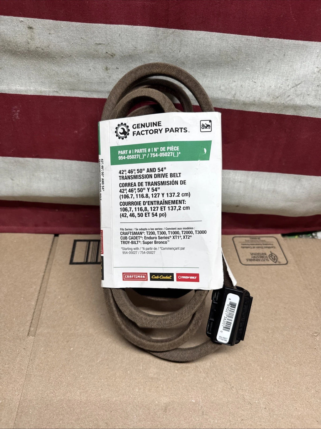 MTD 490-501-F061 Transmission Drive Belt Craftsman Columbia Bronco XP 50 42