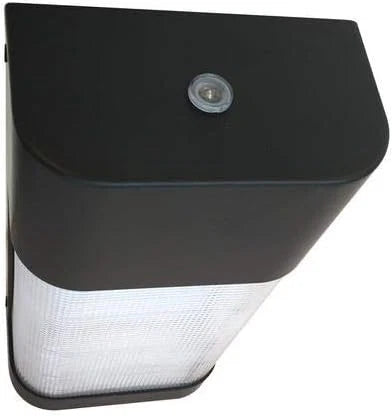 Commercial Electric 19-Watt Black Outdoor Integrated LED Classic Wall Pack Light