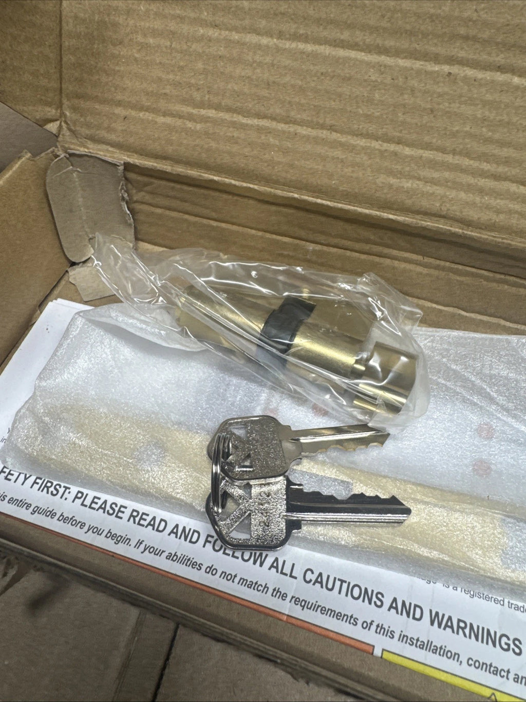 ANDERSEN Storm Door Handle Set Brushed French Gold Modern Handle Set - 93170,