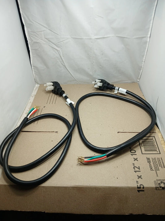 2pck HDX HD#601-004 6 ft. 10/4 30 Amp 4-Prong Dryer Power Cord