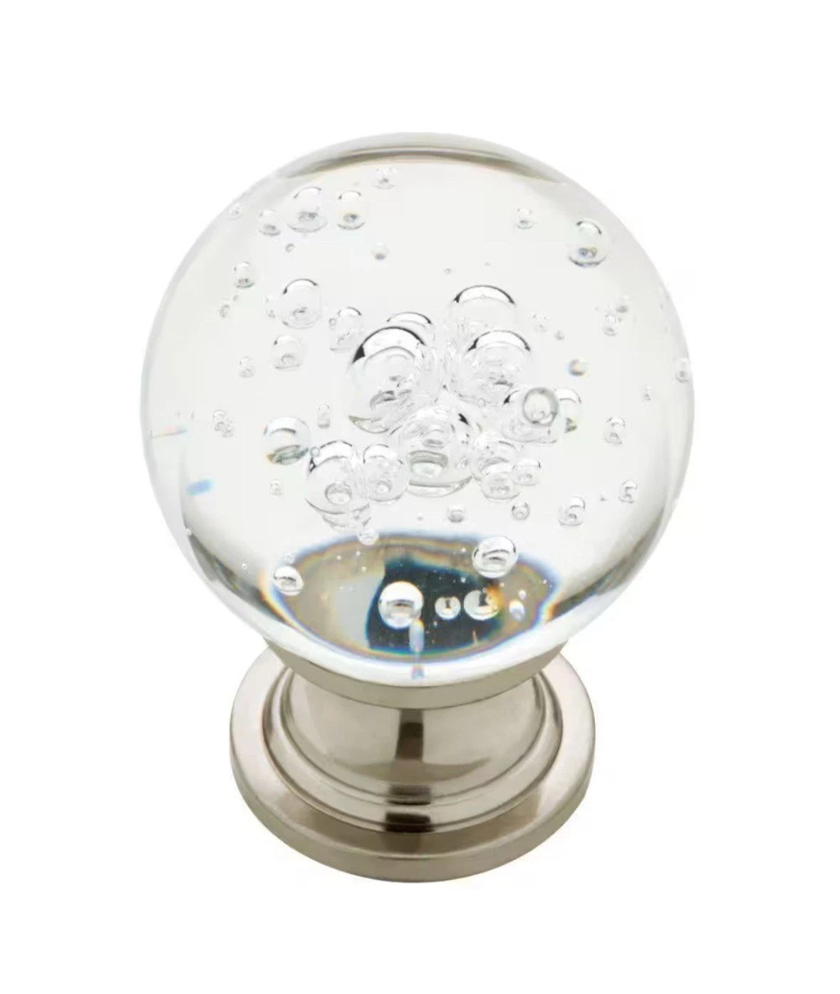 Lot Of 10 Liberty Bubble Glass Drawer Pull Knobs New Sealed