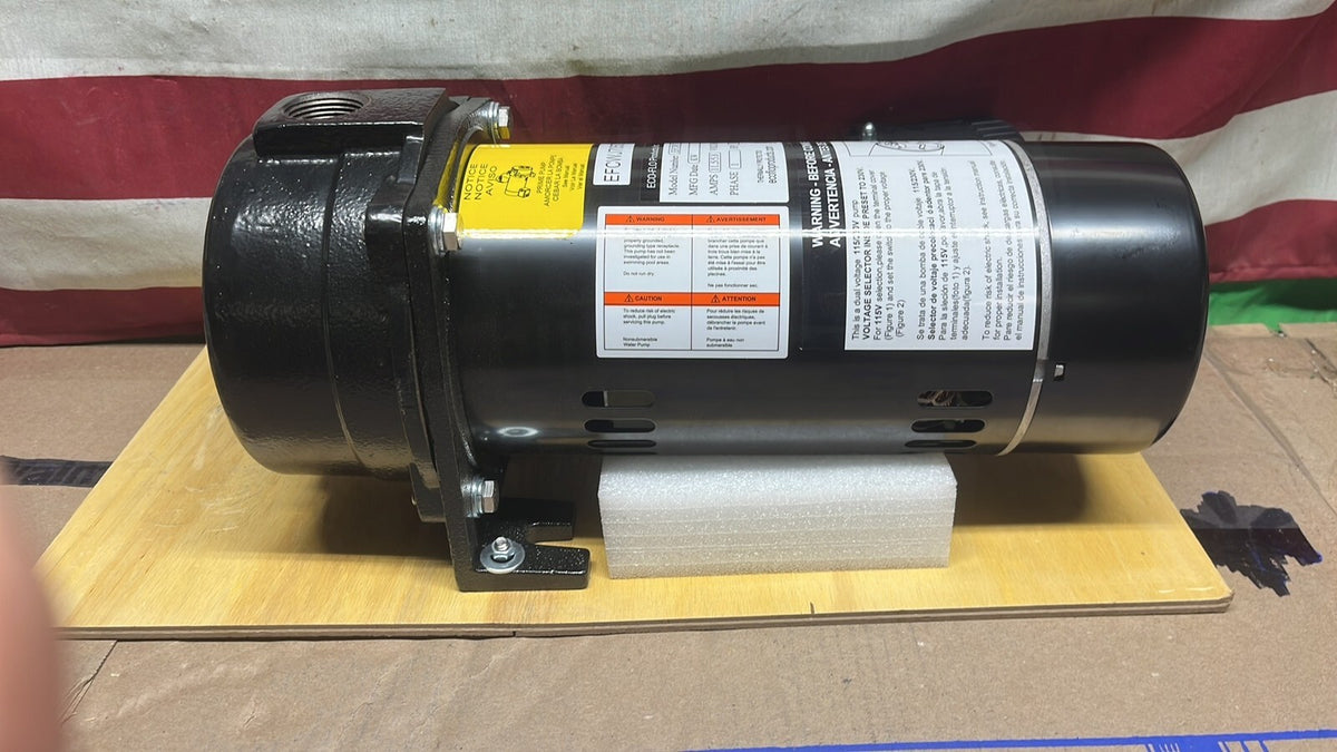 ECO FLO EFCWJ7 3/4 HP 115/230V Convertible Deep Well Jet Pump  open box