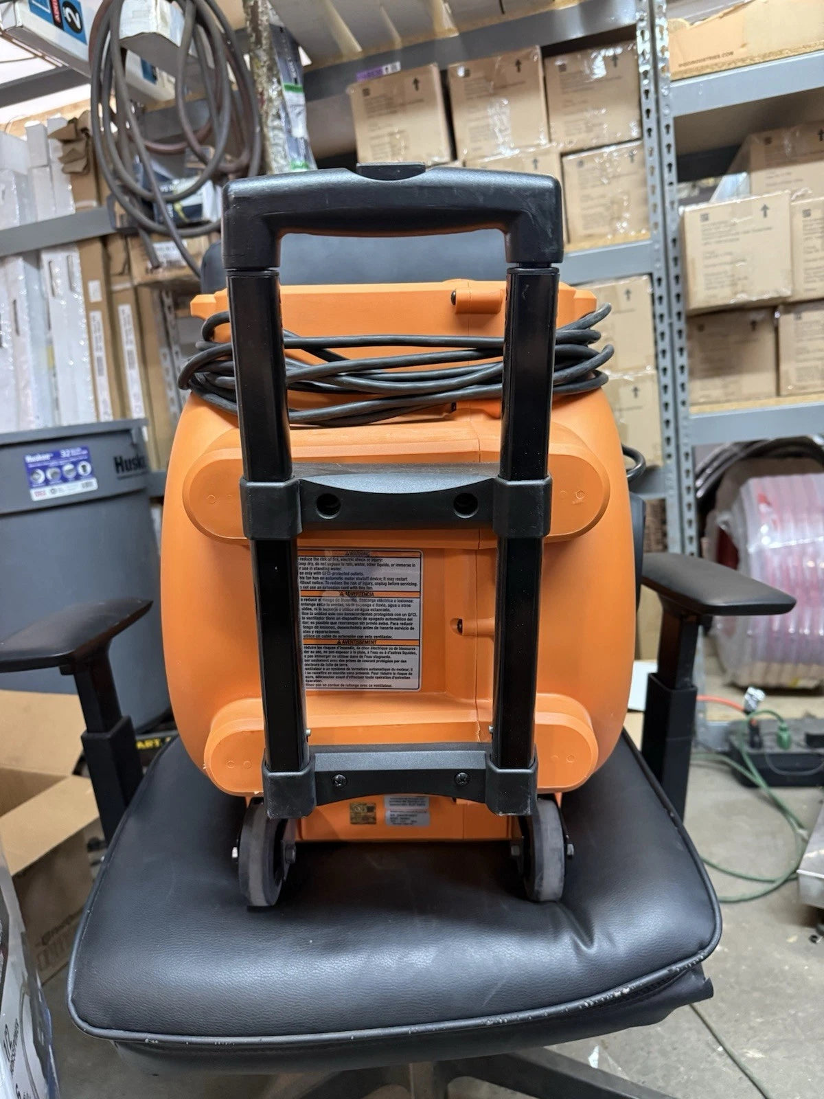 RIDGID 1625 CFM 3-Speed Portable Blower Fan Air Mover with Collapsible Handle