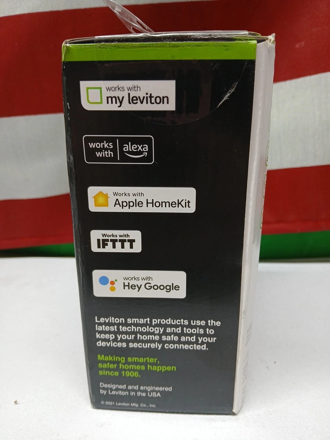 Leviton Decora Smart Wi Fi Dimmer Switch with Voice Control and Custom Settings