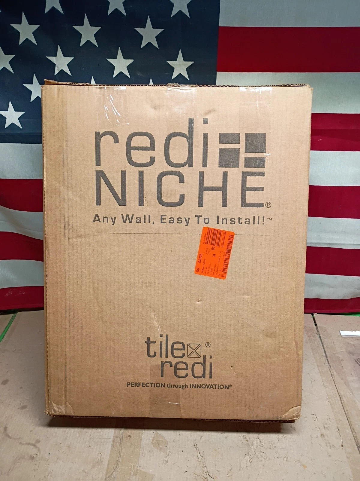 Tile Redi RN1620S Shower Niche Soap Shampoo Shelf 16" x 20" x 4" Open Box,