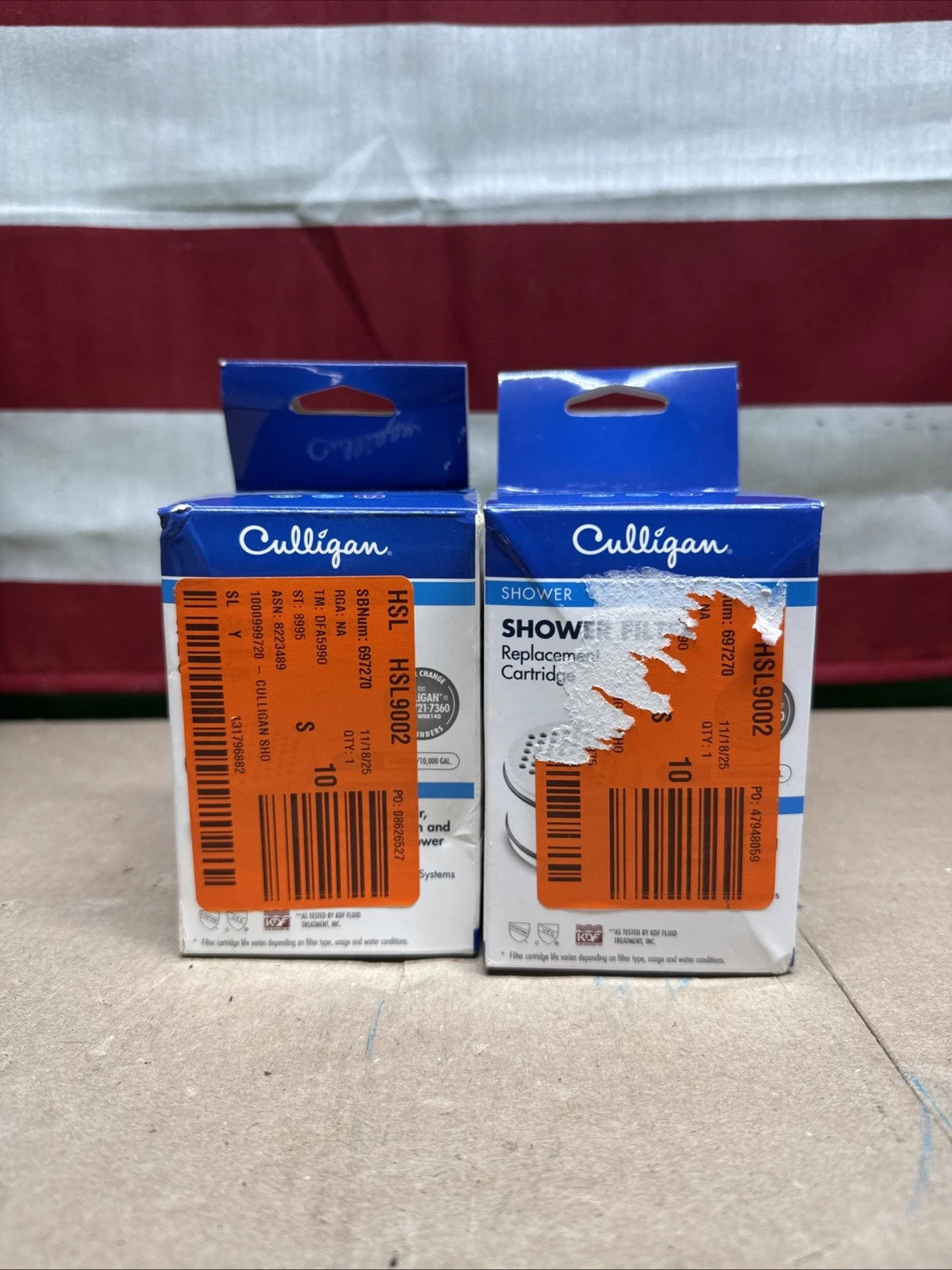 2PK Culligan WHR-140 Shower Water Filter Replacement Cartridge New Open box