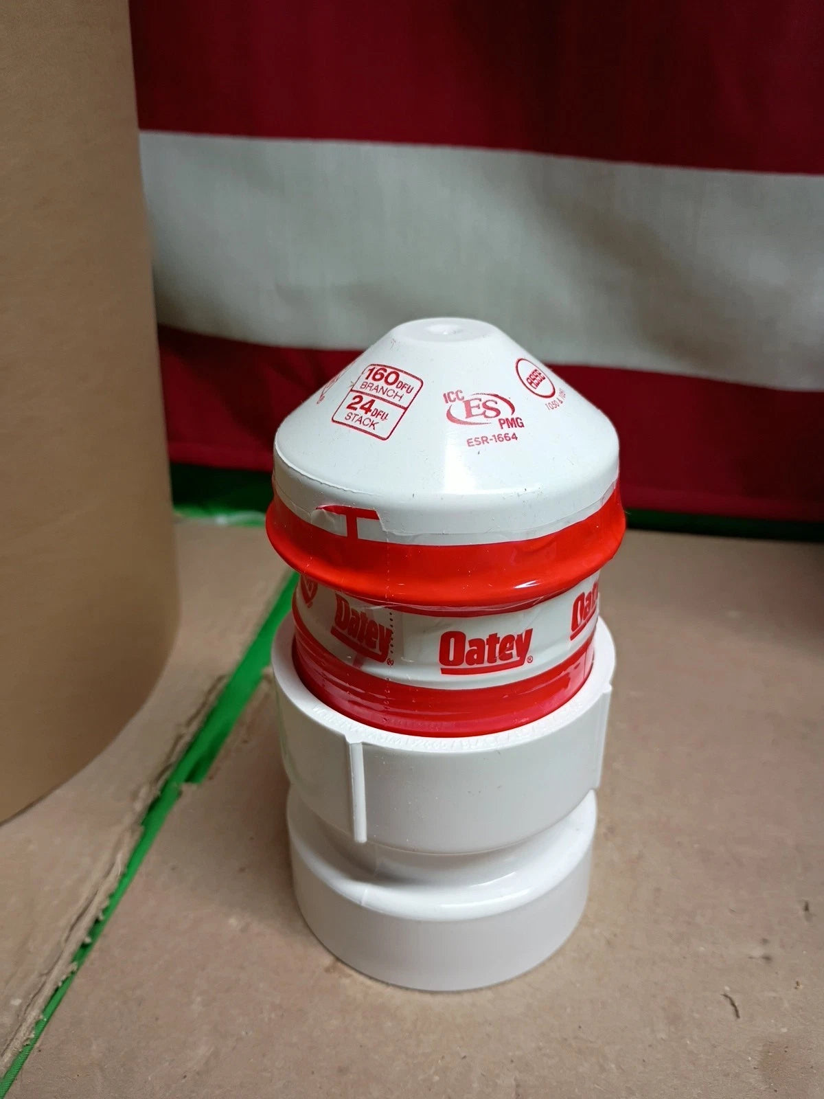 7pk Oatey 39016 Sure-Vent Air Admittance Valve PVC 1-1/2 New Open Box