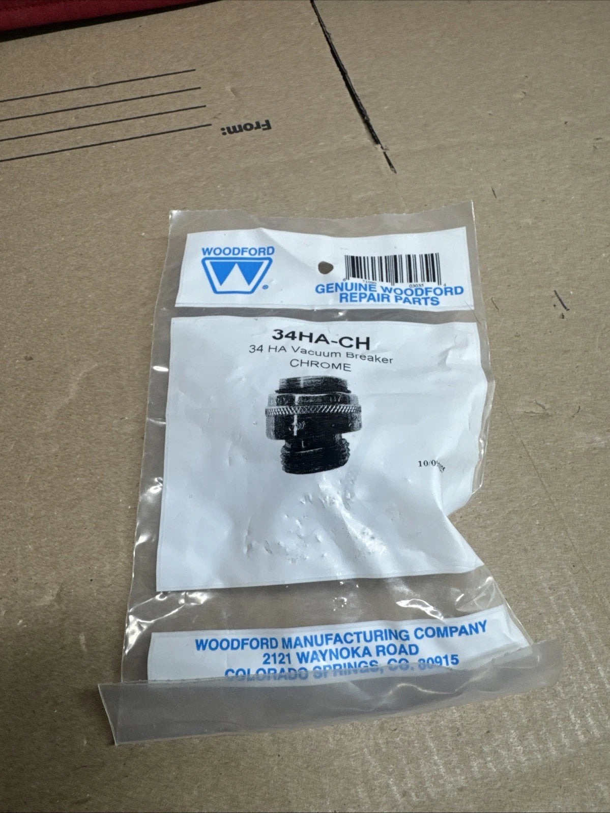 Woodford 34HA-CH Vacuum Breaker Chrome..