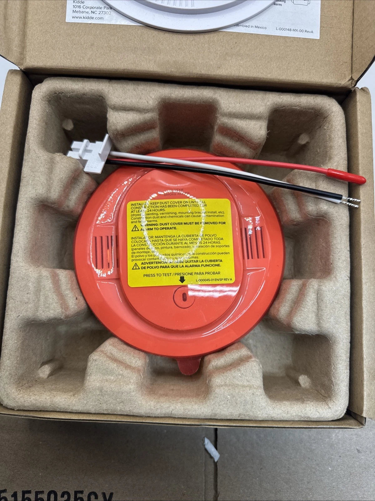 Kidde 20SA10 Hardwired Smoke Detector, 10-Year Battery, Interconnectable.