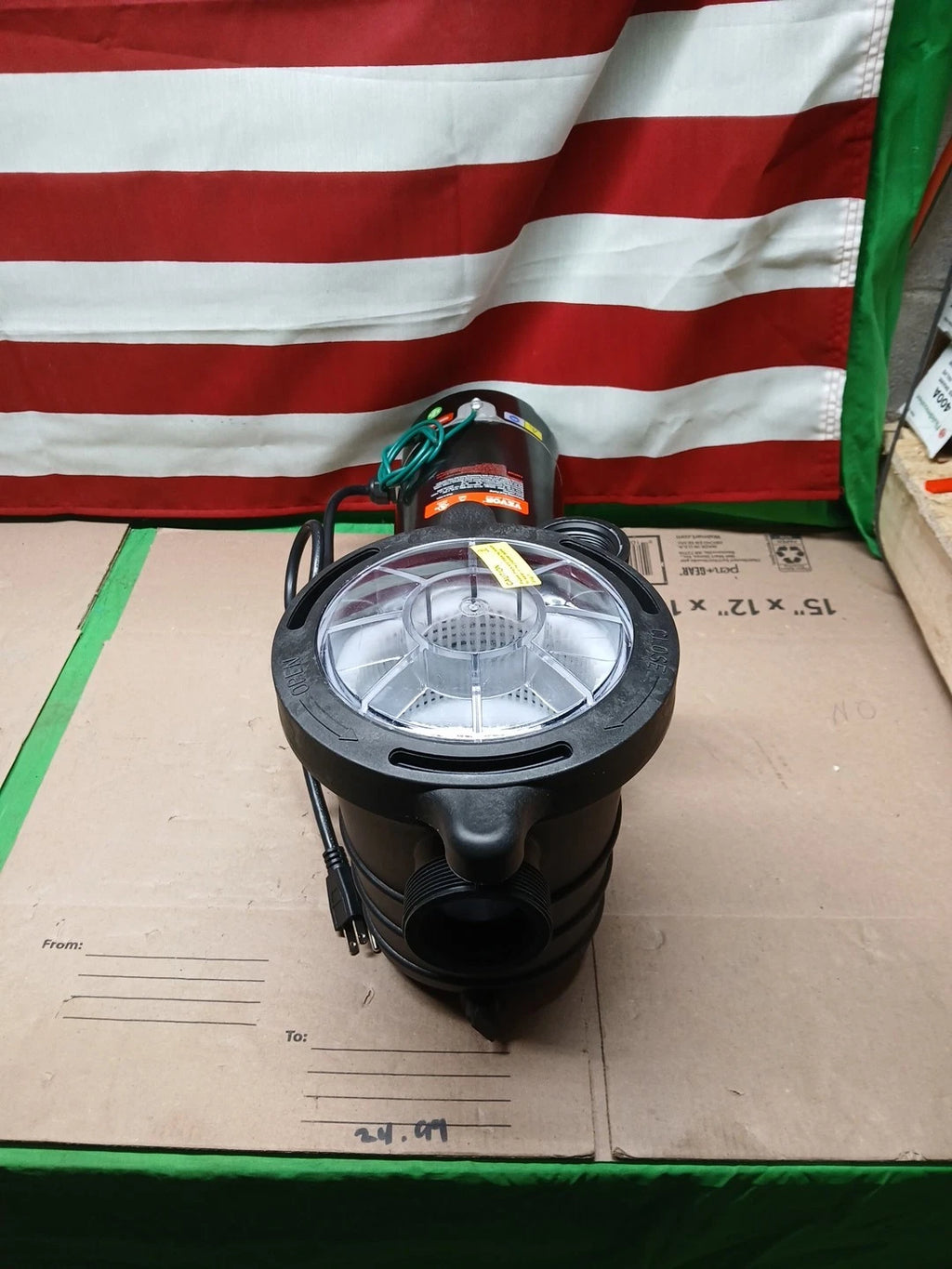 VEVOR Swimming Pool Pump 2.0HP 115V 1500W, Single Speed Pumps for Above...