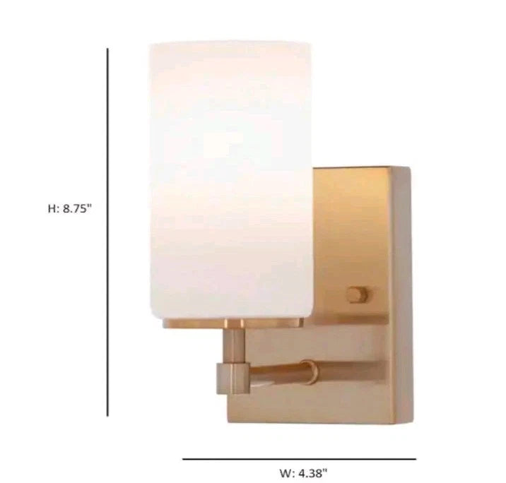 Generation Lighting One Light Wall/Bath Sconce Vanity Satin Brass 4124601-848 OB