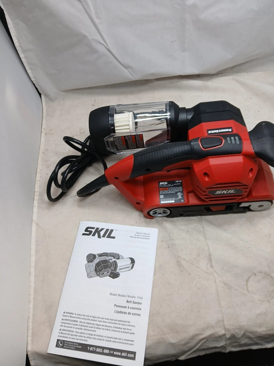 Skil 7510 6A Corded Electric 3 "x18" Belt Sander (Open Box )