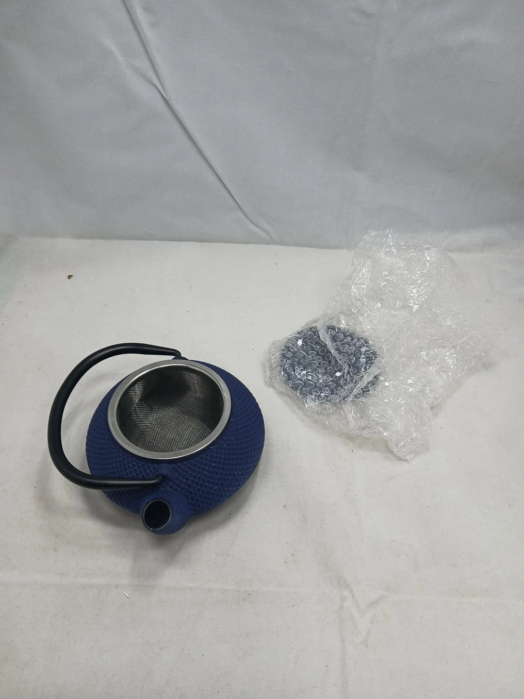 Kyusu Cast Iron Tea Pot 10 oz. Blue