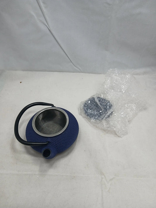Kyusu Cast Iron Tea Pot 10 oz. Blue