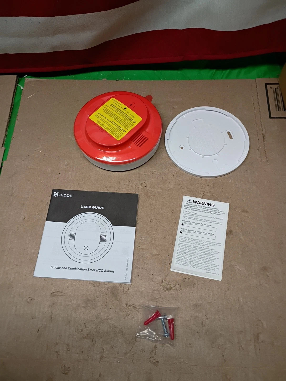Kidde Smoke and CO Detector, 10-Year Battery, LED Warning Indicators 30CUD10,