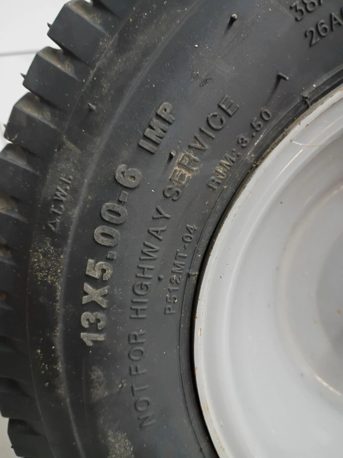 OEM Front Tire 13x5.00-6 For Craftsman Electric mower CMCRM233301 USED