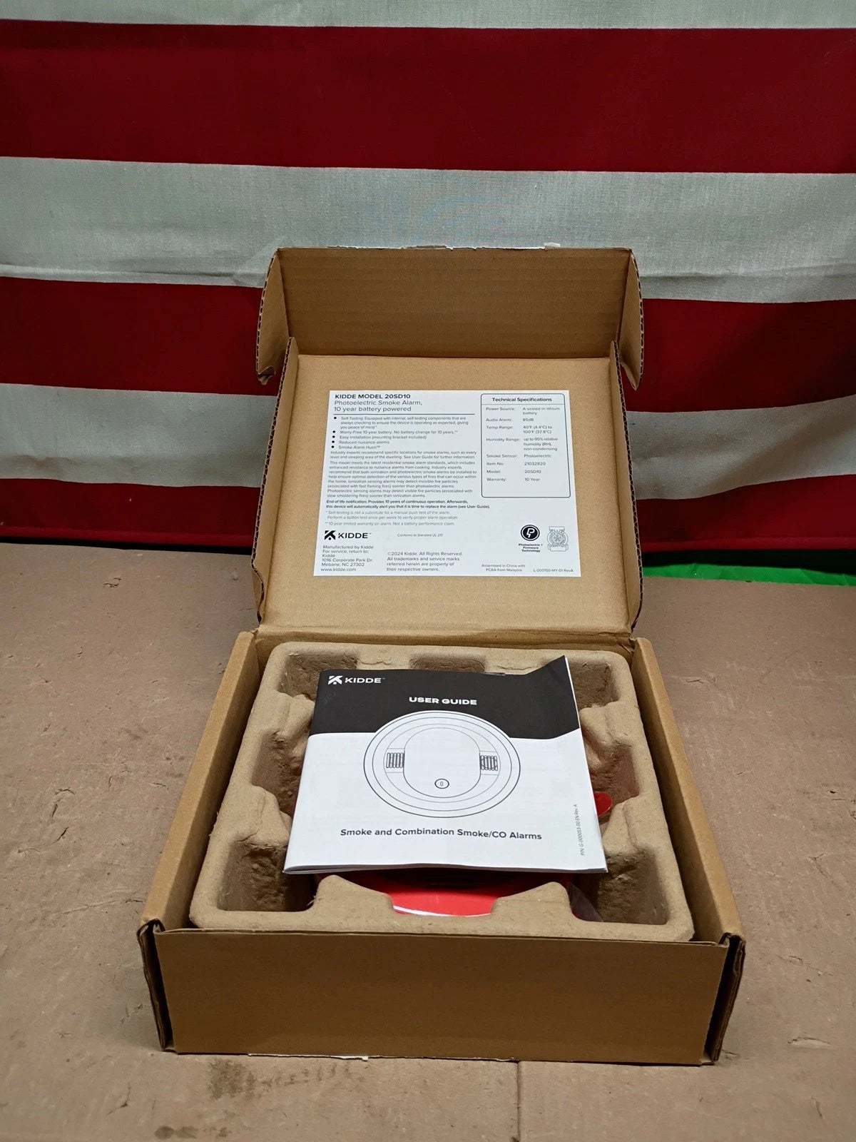Kidde Smoke Detector Battery Powered LED Warning Light Indicators, 20SD10