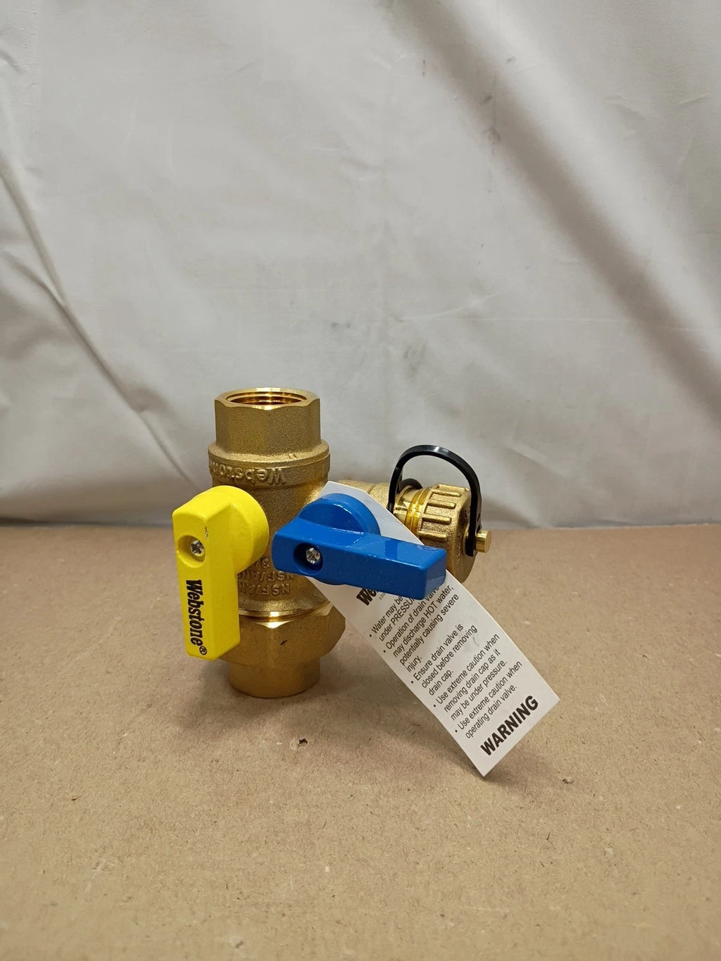 Webstone 42443 3/4 in. EXP Ultra-Compact Tankless Water Heater Service Valve OB
