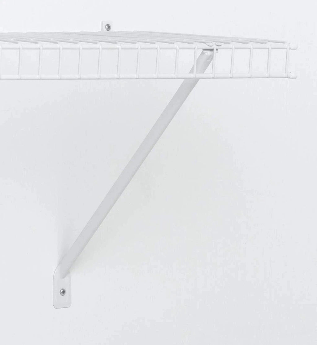 12 PK Closetmaid 01-10088-00 Bracket Shelf Organizer Support Brackets White 16"