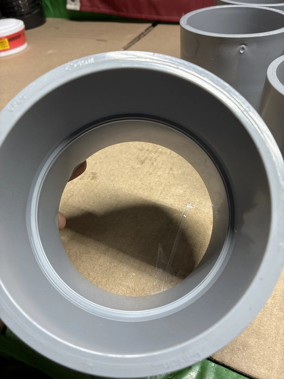 Lot of 20 Carlon 3.5 inch PVC Conduit Coupling E940M, Schedule-40, Gray