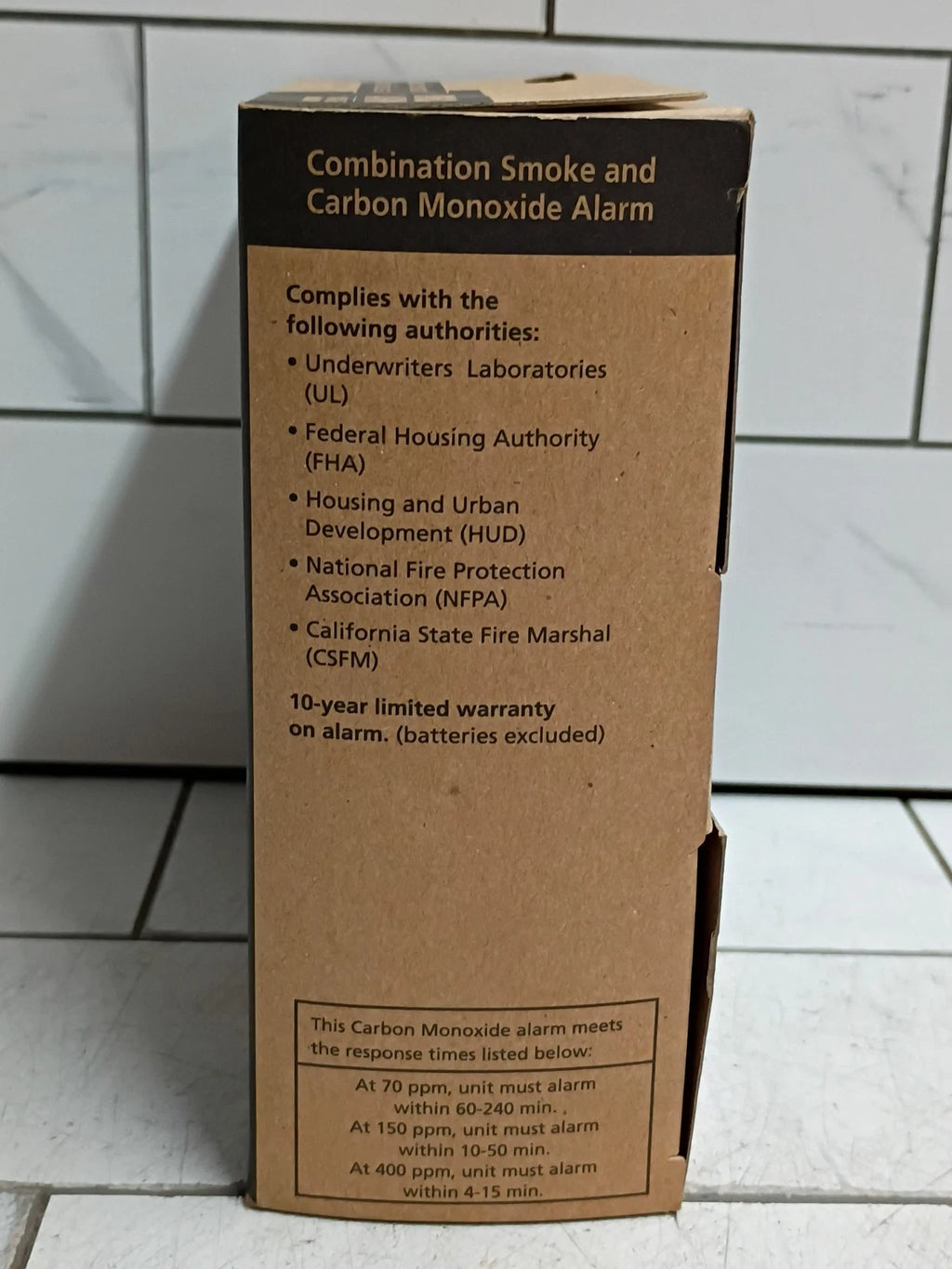 Code One 900-CUAR Smoke and Carbon Monoxide Alarm Hardwired with Battery Backup