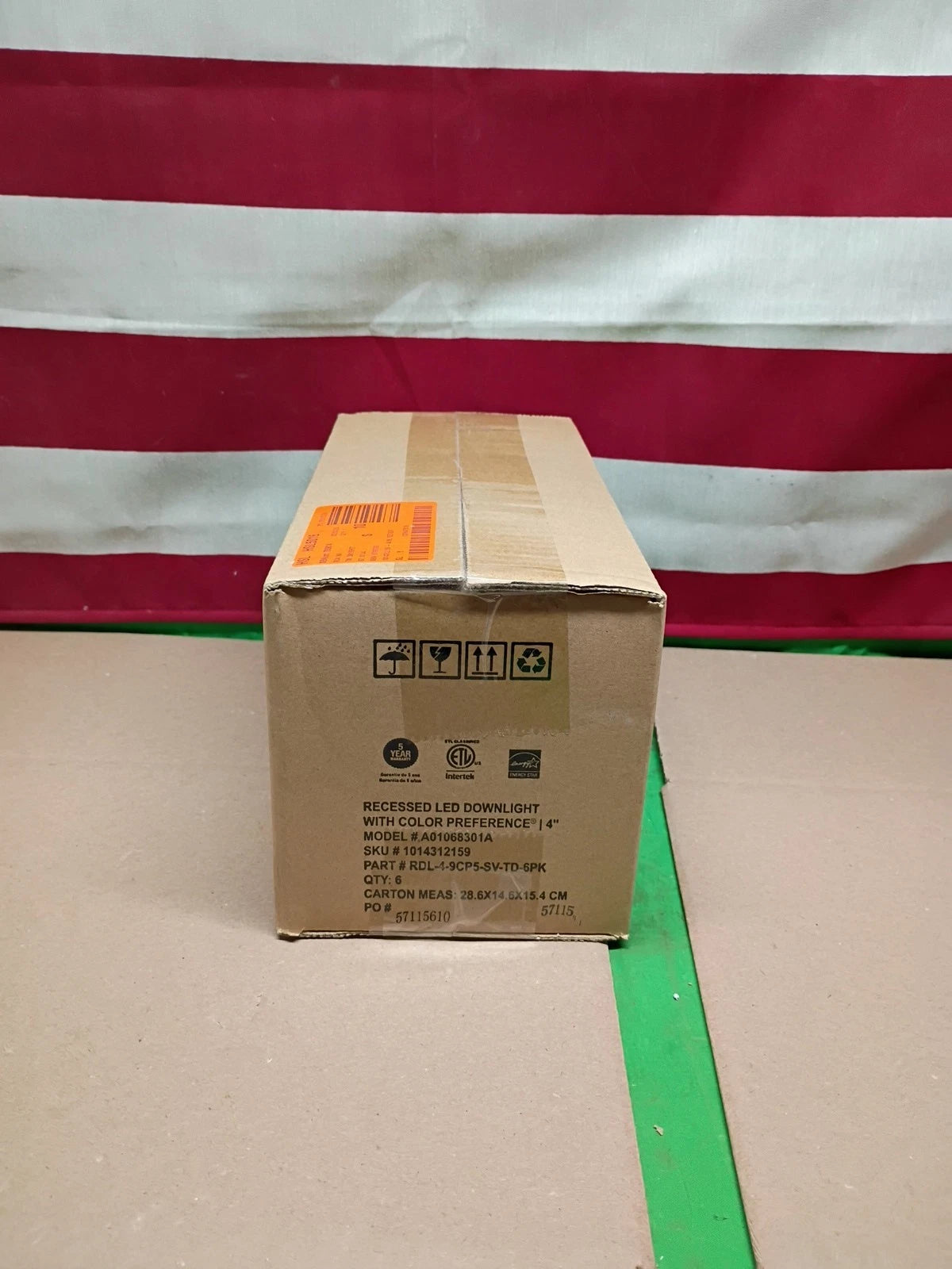 6 Pack ProGrade Series 4 in. Integrated LED Recessed Retrofit Light, New.