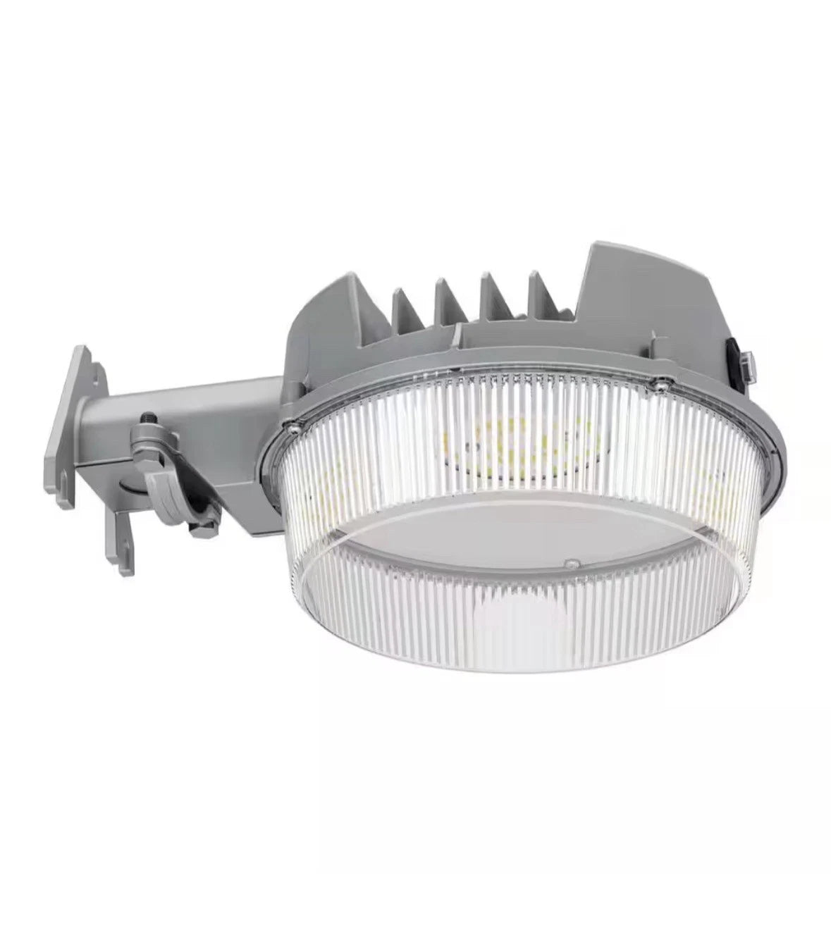 HALO ALB 125-Watt Equivalent Integrated LED Gray Dusk to Dawn Area Light, 4000K