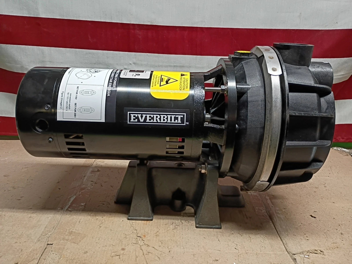 Everbilt HDLS15P, Lawn Irrigation Pump Plastic 1-1/2HP 52 GPM 40 PSI, OPEN BOX,