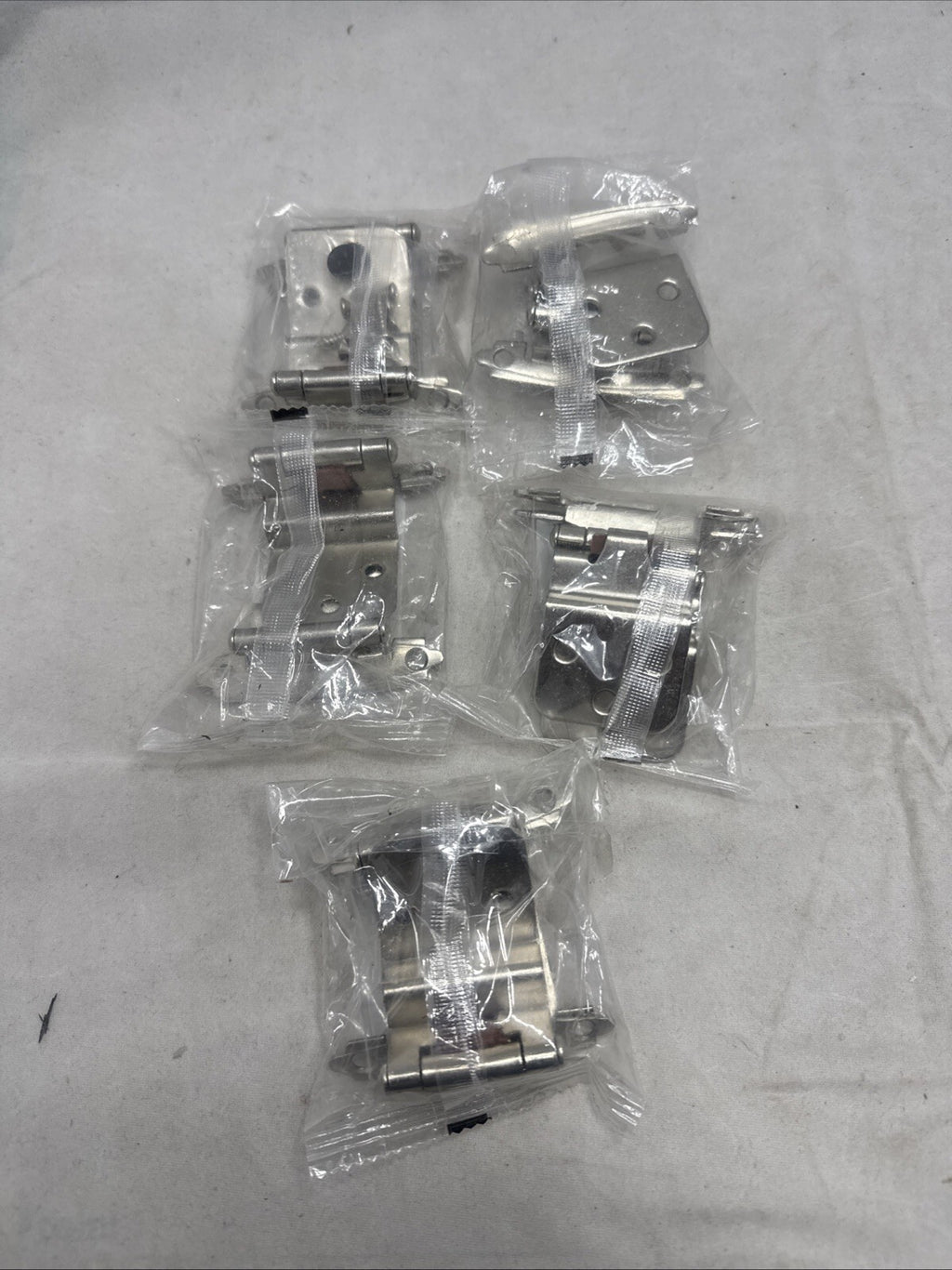 5 Pk-Liberty Self Closing 3/8 in. Inset Cabinet Hinge Satin Nickel H0104ACSN
