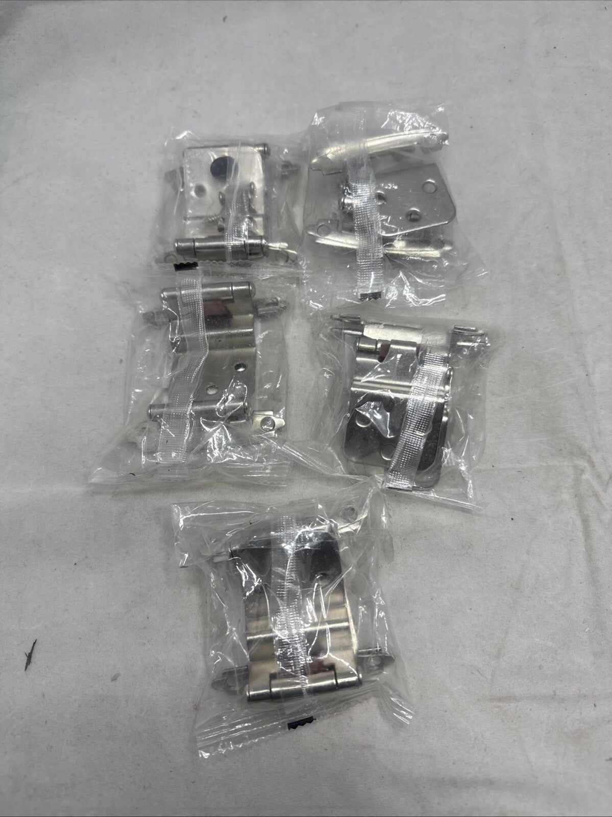 5 Pk-Liberty Self Closing 3/8 in. Inset Cabinet Hinge Satin Nickel H0104ACSN