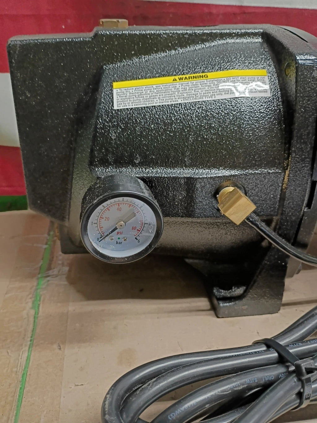 Acquaer CCJC100 1HP Shallow Well Jet Pump, Cast Iron Depth Up 25ft,,PARTS ONLY,,