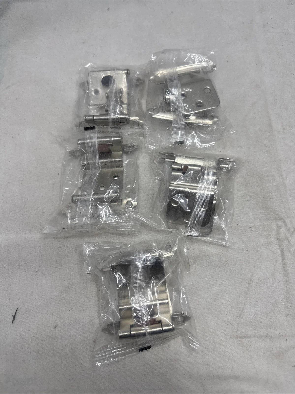 5 Pk-Liberty Self Closing 3/8 in. Inset Cabinet Hinge Satin Nickel H0104ACSN