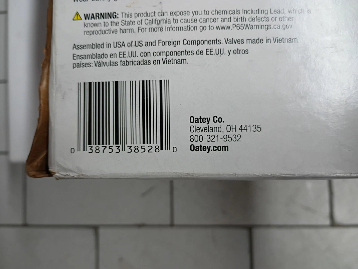 (2 Pack) Oatey Quadtro 38528 Washing Machine Outlet Box With PEX Crimp Valves OB