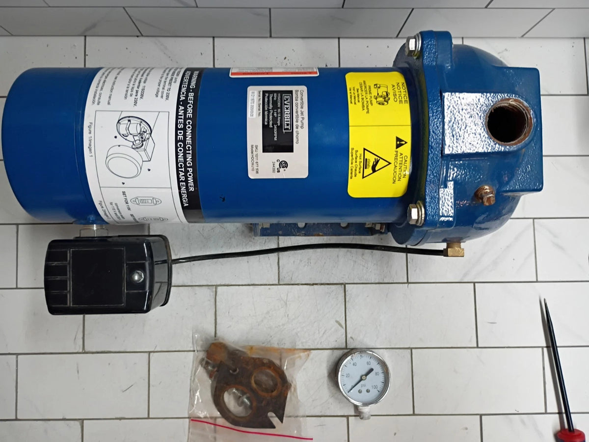Everbilt HDCWJ10, 1 HP Professional Convertible Jet Pump PARTS ONLY